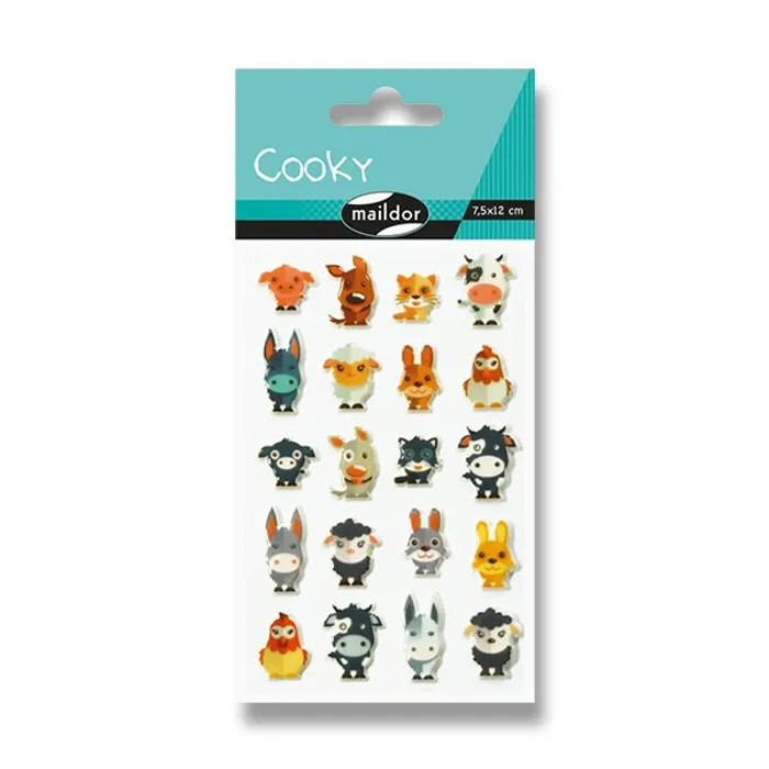 Termék főképe Samolepky Maildor 3D Cooky Farma