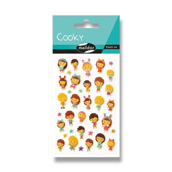 Termék főképe Samolepky Maildor 3D Cooky Kawai panenky