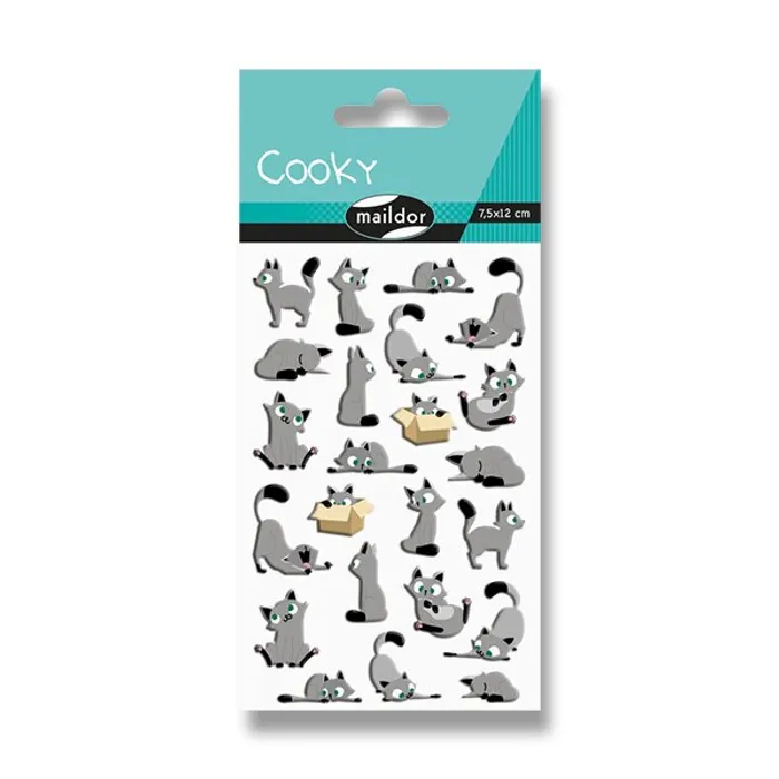 Termék főképe Samolepky Maildor 3D Cooky Kočky