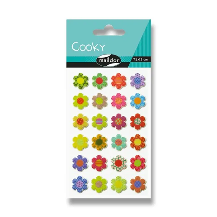 Termék főképe Samolepky Maildor 3D Cooky Kytičky