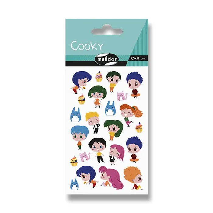 Termék főképe Samolepky Maildor 3D Cooky Manga