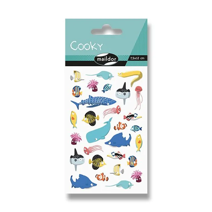 Termék főképe Samolepky Maildor 3D Cooky Mořská zvířátka