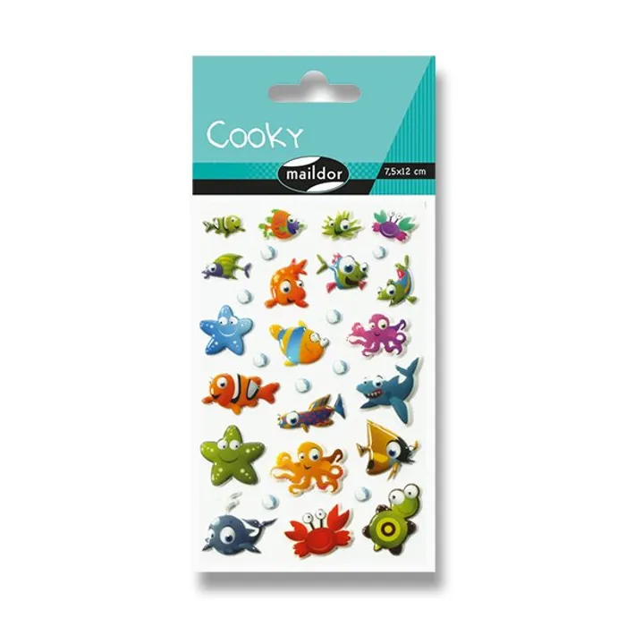 Termék főképe Samolepky Maildor 3D Cooky Mořský svět