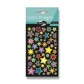Maildor 3D Cooky Phospho Stars matricák