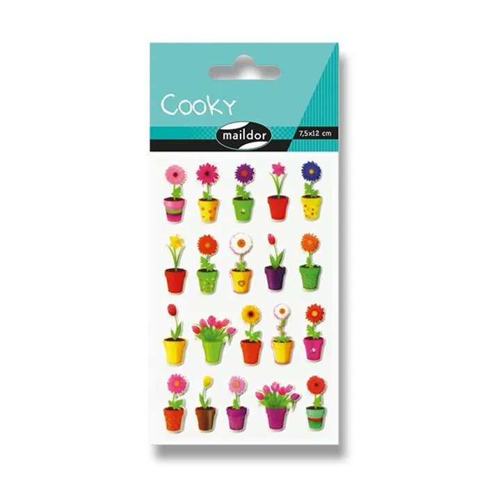 Termék főképe Samolepky Maildor 3D Cooky Pokojové květiny