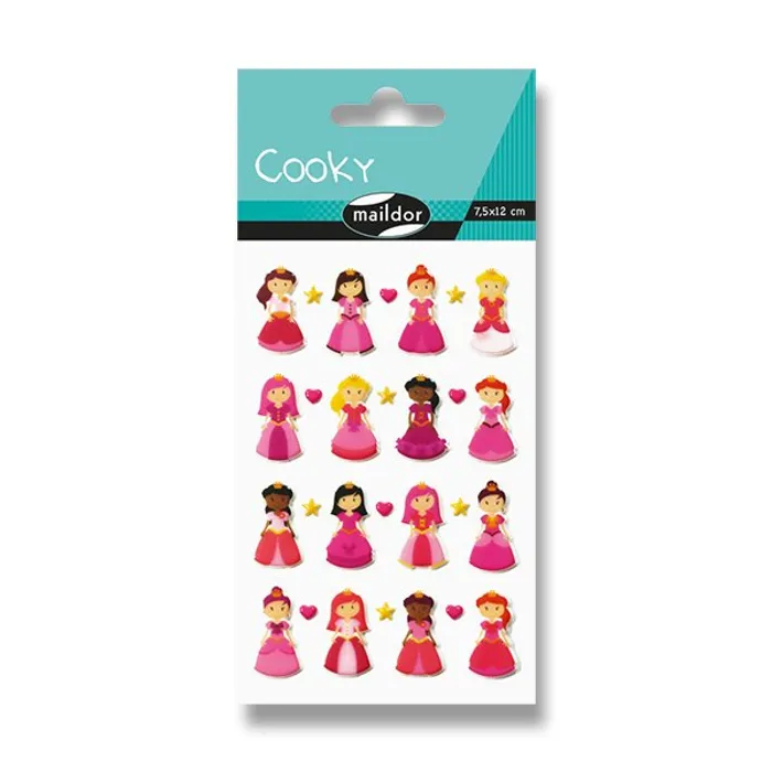 Termék főképe Samolepky Maildor 3D Cooky Princezny