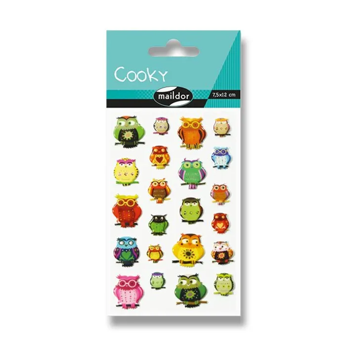 Termék főképe Samolepky Maildor 3D Cooky Sovy