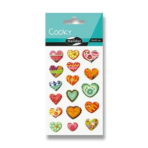 Maildor 3D Cookie szív matricák