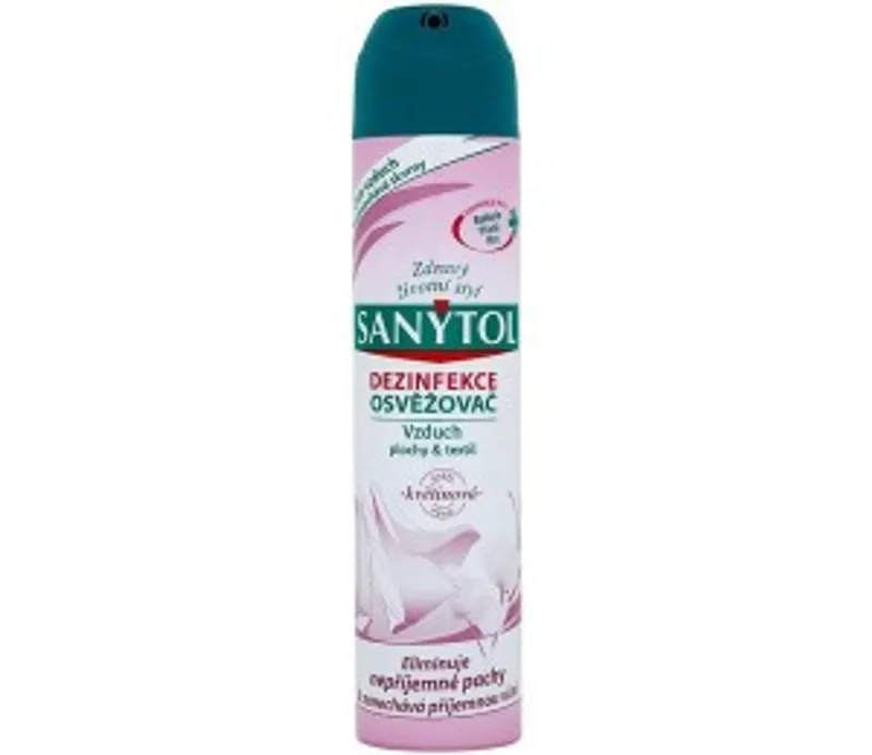 Termék főképe Sanytol Květinová vůně desinfekční osvěžovač vzduchu na plochy a textil 300 ml