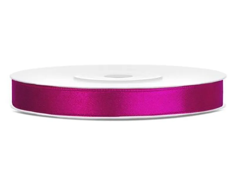 Termék főképe Saténová stuha, fuchsiová, 6 mm x 25 m