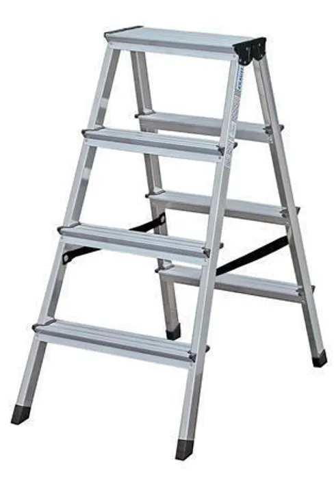 Termék főképe Schůdky "Dopplo", 2x5 schůdků, s platformou, skládací, hliník, KRAUSE