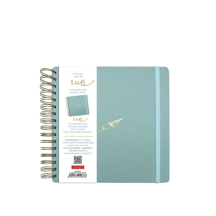 Termék főképe Scrapbook Luxi - 210x210 - lamino - ledově modrá
