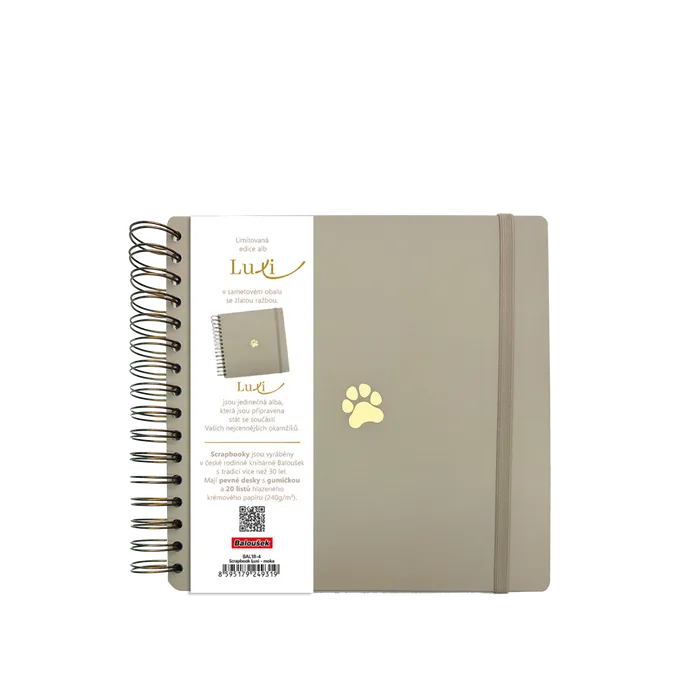 Termék főképe Scrapbook Luxi - 210x210 - lamino - moka