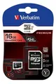 Következő termékkép SecureDigital SDHC 16GB micro memóriakártya, Class 10, adapterrel, Verbatim
