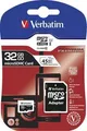 SecureDigital SDHC 32GB micro memóriakártya, Class 10, adapterrel, Verbatim