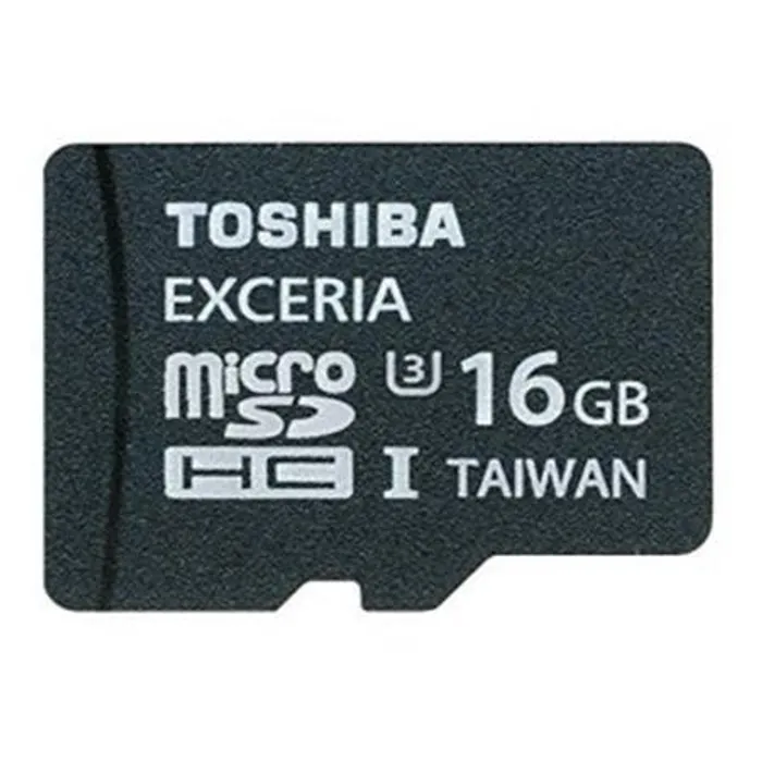 Termék főképe SecureDigital SDHC "Exceria" 16GB mikro paměťová karta, UHS 3, s adaptérem, TOSHIBA