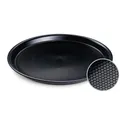 Tálaló tálca (PS) Gastro kerek fekete átmérő 37 x 3 cm [1 db]