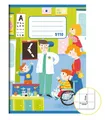 Workbook 5110 Premium A5, négyzet 10x10 mm, 10 lap