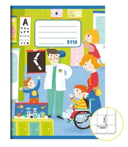 Workbook 5110 Premium A5, négyzet 10x10 mm, 10 lap