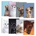 A4 linkolt füzet, 40 lap, Exclusive "Cute Animals"