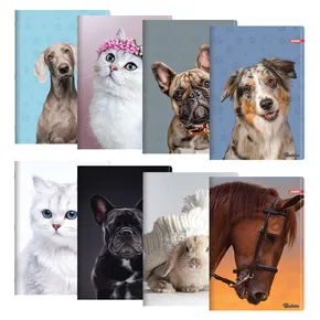 A4 linkolt füzet, 40 lap, Exclusive "Cute Animals"