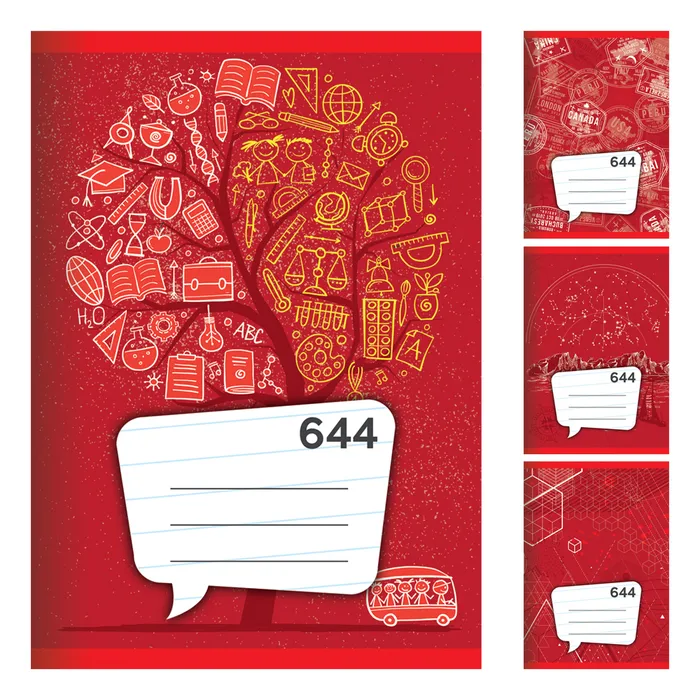 Termék főképe Sešit A6, 40 listů - linkovaný 644
