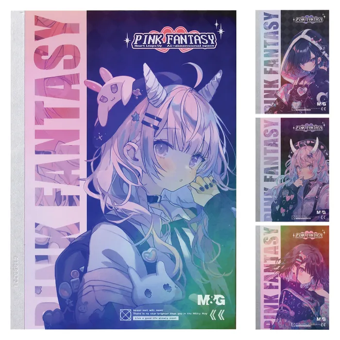 Termék főképe Sešit linkovaný A5 M&G Pink Fantasy (4 designy)
