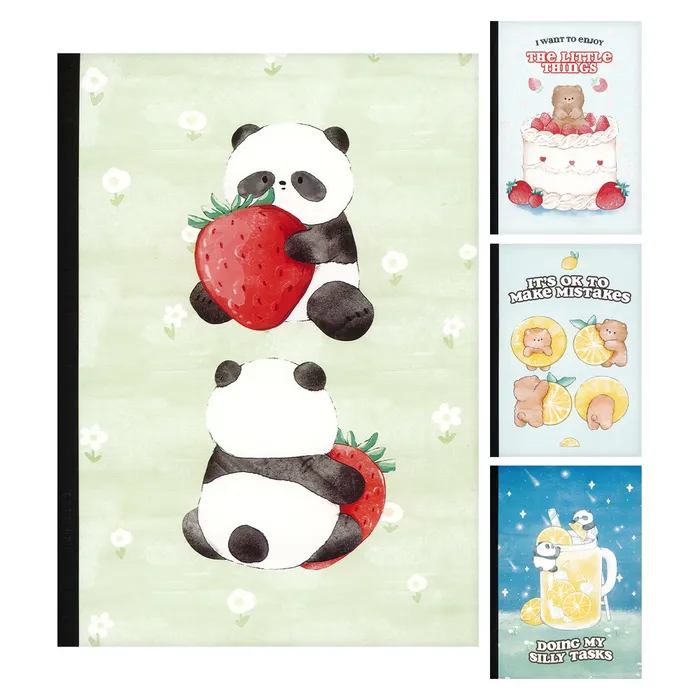Termék főképe Sešit linkovaný B5 M&G Panda a Medvěd (4 designy)
