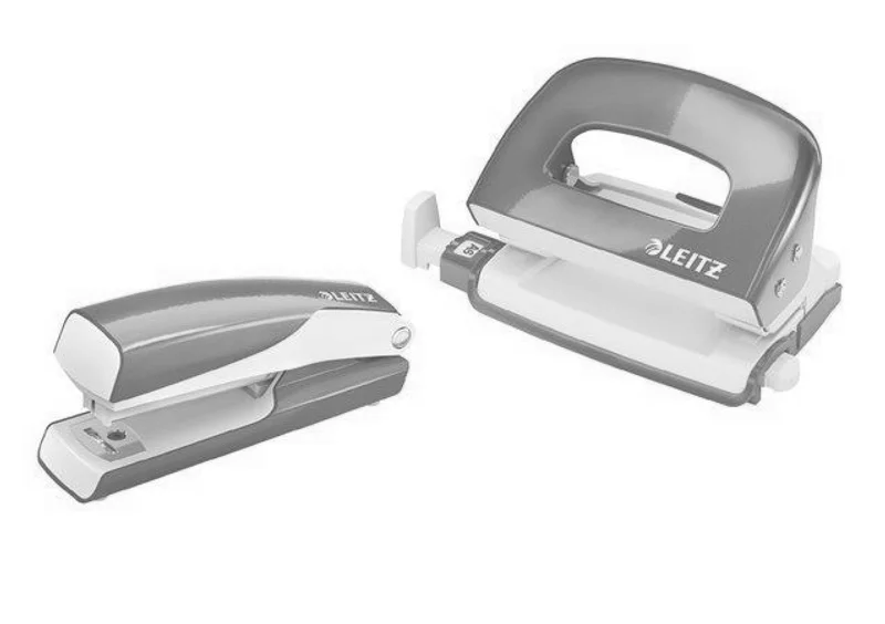 Termék főképe Set mini sešívačky a děrovačky Leitz WOW, Metalická růžová