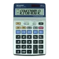 Sharp számológép EL-337C, ezüst, asztali, tizenkét számjegy