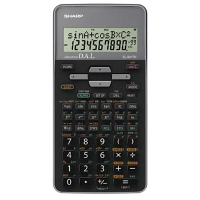 Termék főképe Sharp Kalkulačka EL-531THGY, černá, školní