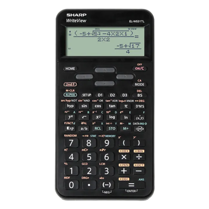 Termék főképe Sharp Kalkulačka EL-W531TL, černá, vědecká, bodový displej, plastový kryt