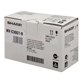 Sharp eredeti toner MX-C30GTB, fekete, 6000 oldal, Sharp MX-C250FE, C300WE, O