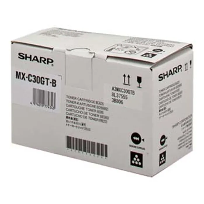 Termék főképe Sharp originální toner MX-C30GTB, black, 6000str., Sharp MX-C250FE, C300WE, O
