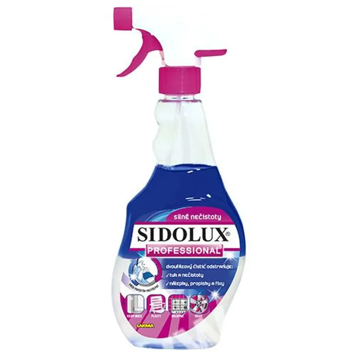 Termék főképe Sidolux Professional dvoufázový čisticí prostředek na silné nečistoty rozprašovač 500 ml