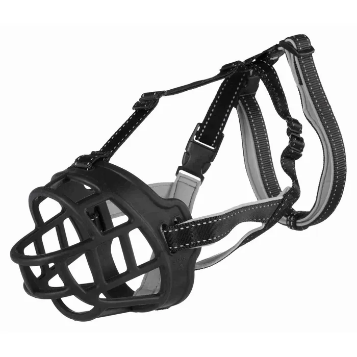 Termék főképe Silikonový náhubek FLEX L-XL 35 cm/hlava max.30 cm černý