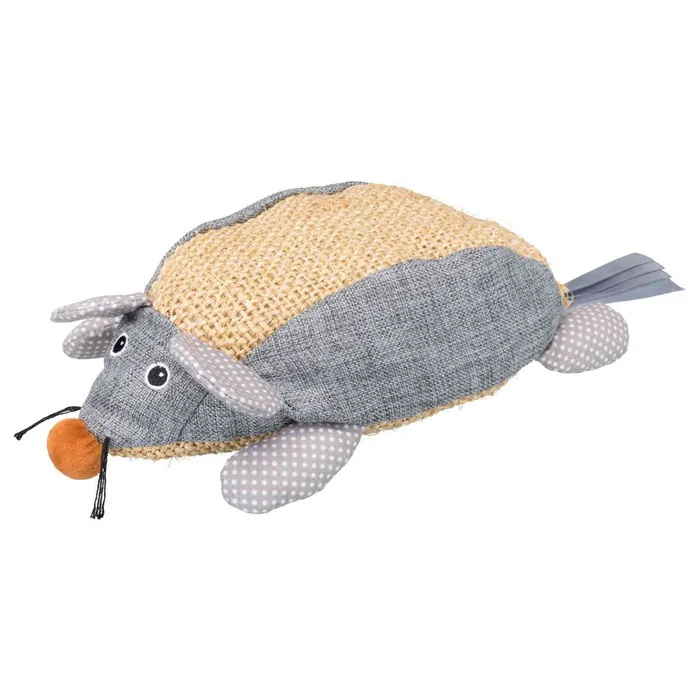 Termék főképe Sisalová myš, sisal/látka 30 cm přírodní/šedá