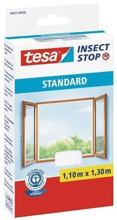Termék főképe Síť proti hmyzu "55680", do oken, bílá, 1,1 x 1,3 m, na suchý zip, TESA