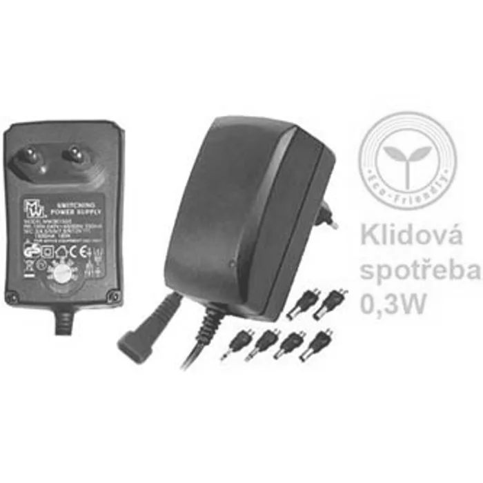 Termék főképe Síťový adaptér, 220V (el.síť), 3-12V, 2250mA, univerzální, spínaný