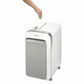 "Microshred LX221" iratmegsemmisítő, fehér, keresztirányú mikrovágás, 18 lap, FELLOWES