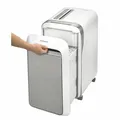 "Microshred LX221" iratmegsemmisítő, fehér, keresztirányú mikrovágás, 18 lap, FELLOWES