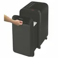 "Microshred LX221" iratmegsemmisítő, fekete, keresztmikrovágás, 18 lap, FELLOWES