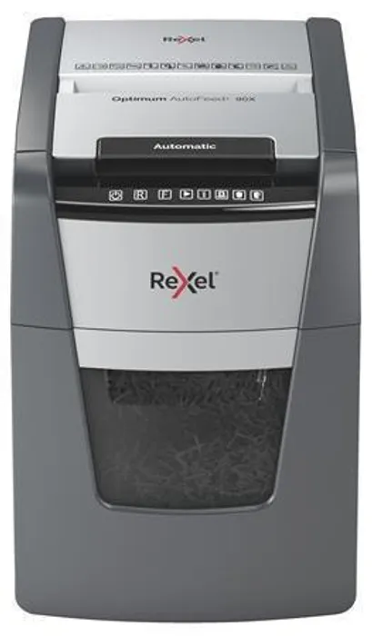 Termék főképe Skartovací stroj "Optimum AutoFeed+ 90 Pro P4", křížový řez, 90 listů, REXEL