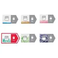 Aprítógép "Momentum X406", 6 lapos, konfetti, REXEL