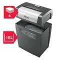 Aprítógép "Momentum X406", 6 lapos, konfetti, REXEL