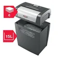 Aprítógép "Momentum X406", 6 lapos, konfetti, REXEL