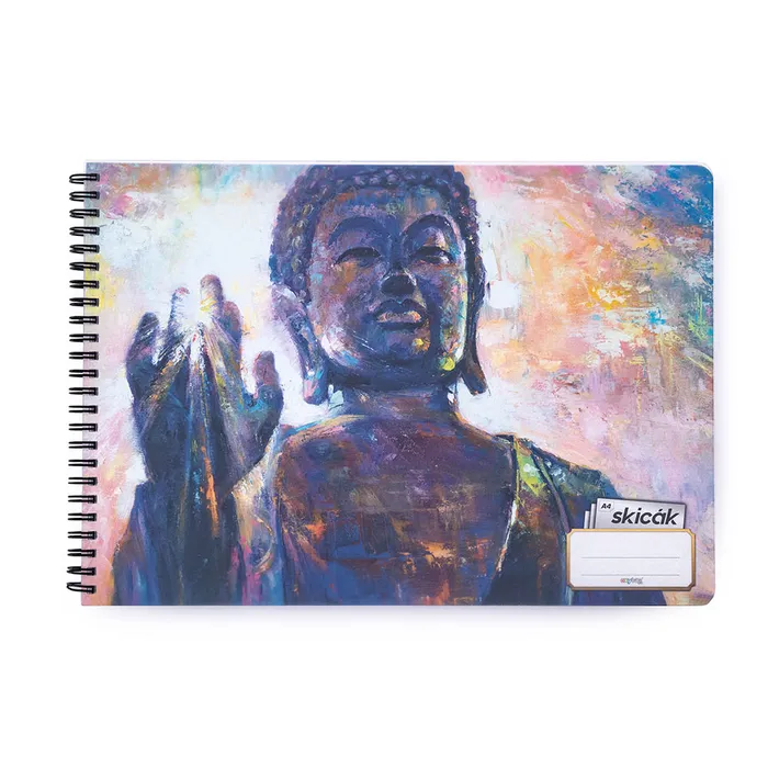 Termék főképe Skicák A4 tw,50 listů, 190g Budha