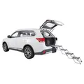 Következő termékkép Összecsukható lépcső, 4 lépcsős, alumínium/TPR, 37cm szélesség, 70cm magasságig, max 160cm, teherbírás 75kg