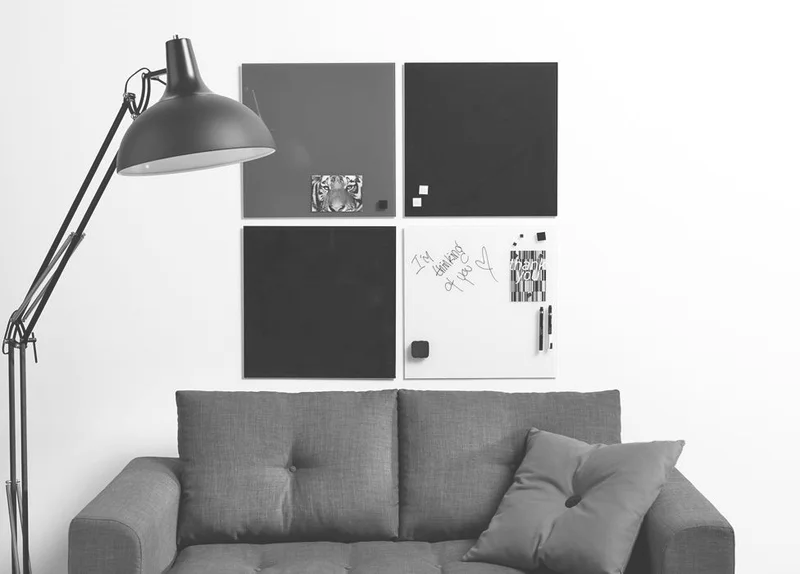 Termék főképe Skleněná magnetická tabule 80x60 cm – červená