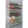 Következő termékkép Üvegtartály finomságokhoz - panel H51/W30/H15/2x7 polc